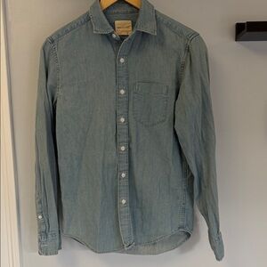 American Eagle Denim Button Down Shirt